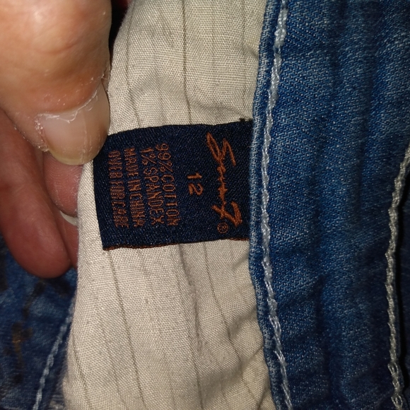 Seven7 Denim Shorts Women's Size 12 - Picture 4 of 4